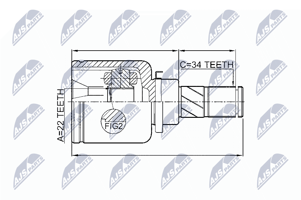 Gelenksatz, Antriebswelle