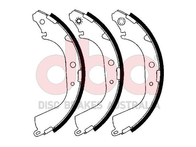 Street Series Brake Shoes [Toyota Cruiser/Hi-Lux 1984-05 295mm] - TecDoc Only