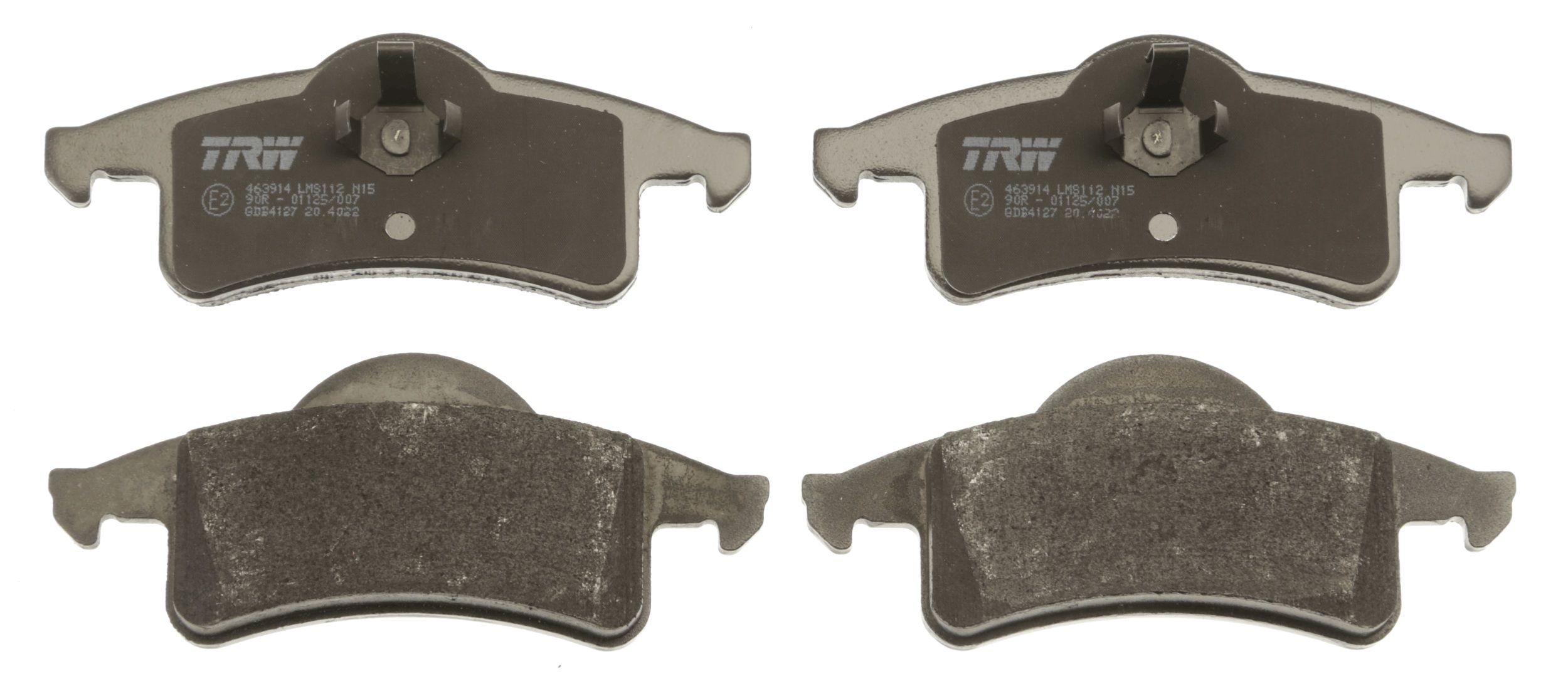 TRW DISC BRAKE PADS - TecDoc 2