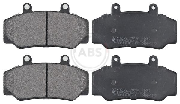 Bremsbelagsatz, Scheibenbremse