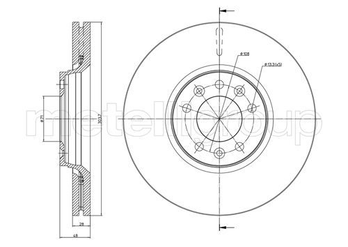 Brake Disc 23-0886C