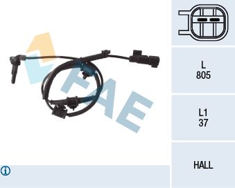 Sensor, Raddrehzahl Sensor, Raddrehzahl