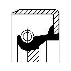 CORTECO 12011279B Shaft Seal, differential