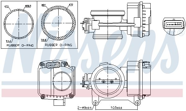 Throttle Body 955096