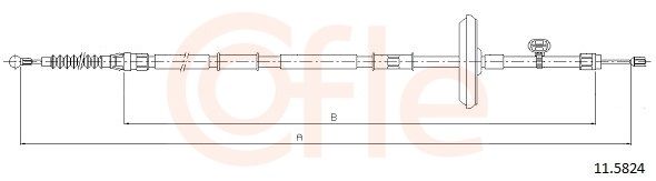 COFLE 11.5824 - Seilzug, Feststellbremse