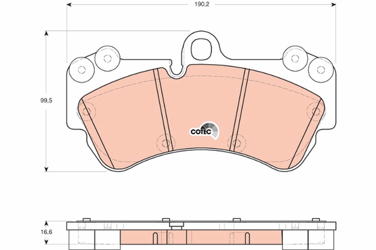 Brake Pad Set, disc brake GDB1720