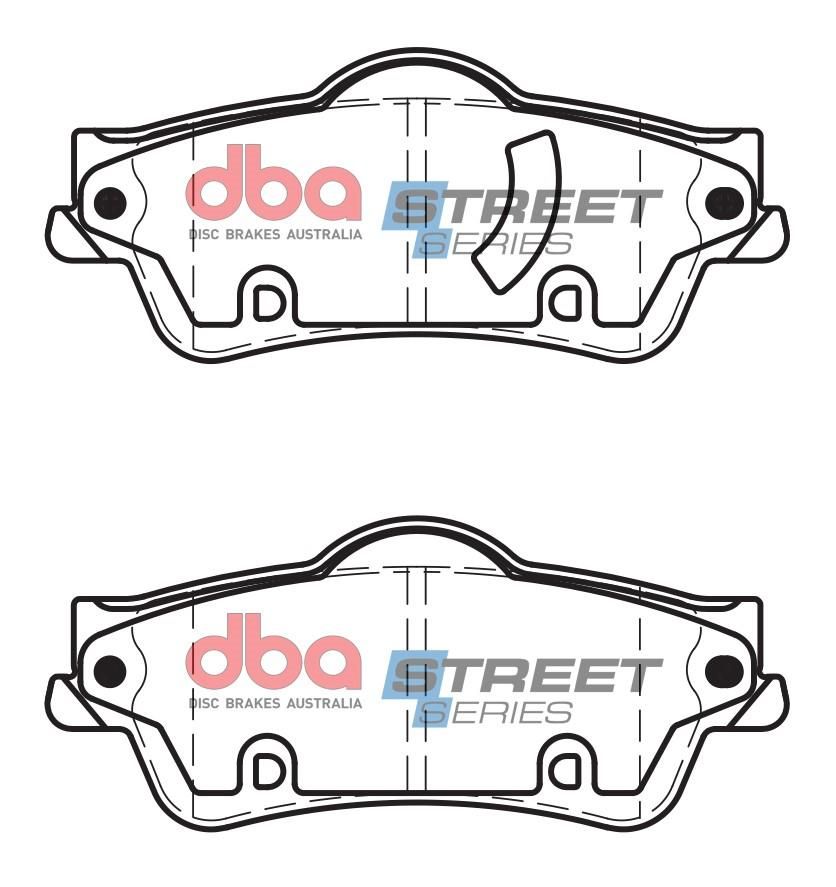 DBA SS STREET SERIES BRAKE PADS [ Chev & Holden 2006-2014 R ] - TecDoc Only