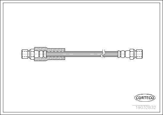 CORTECO 19032832 - Bremsschlauch