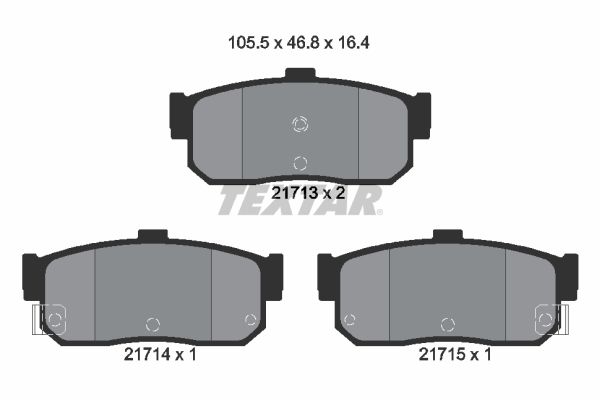 Brake Pad Set, disc brake 2171301