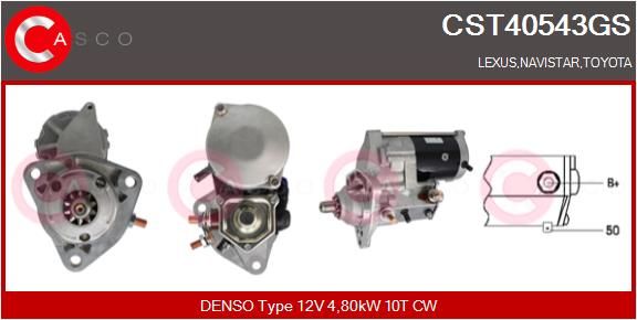 CST40543GS CASCO Genuine önindító