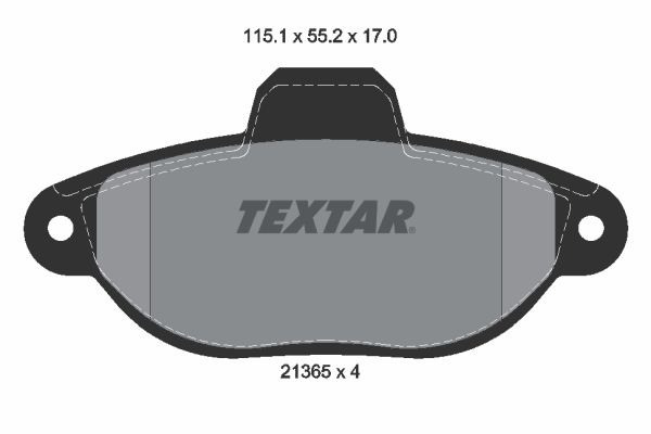 Brake Pad Set, disc brake 2136502