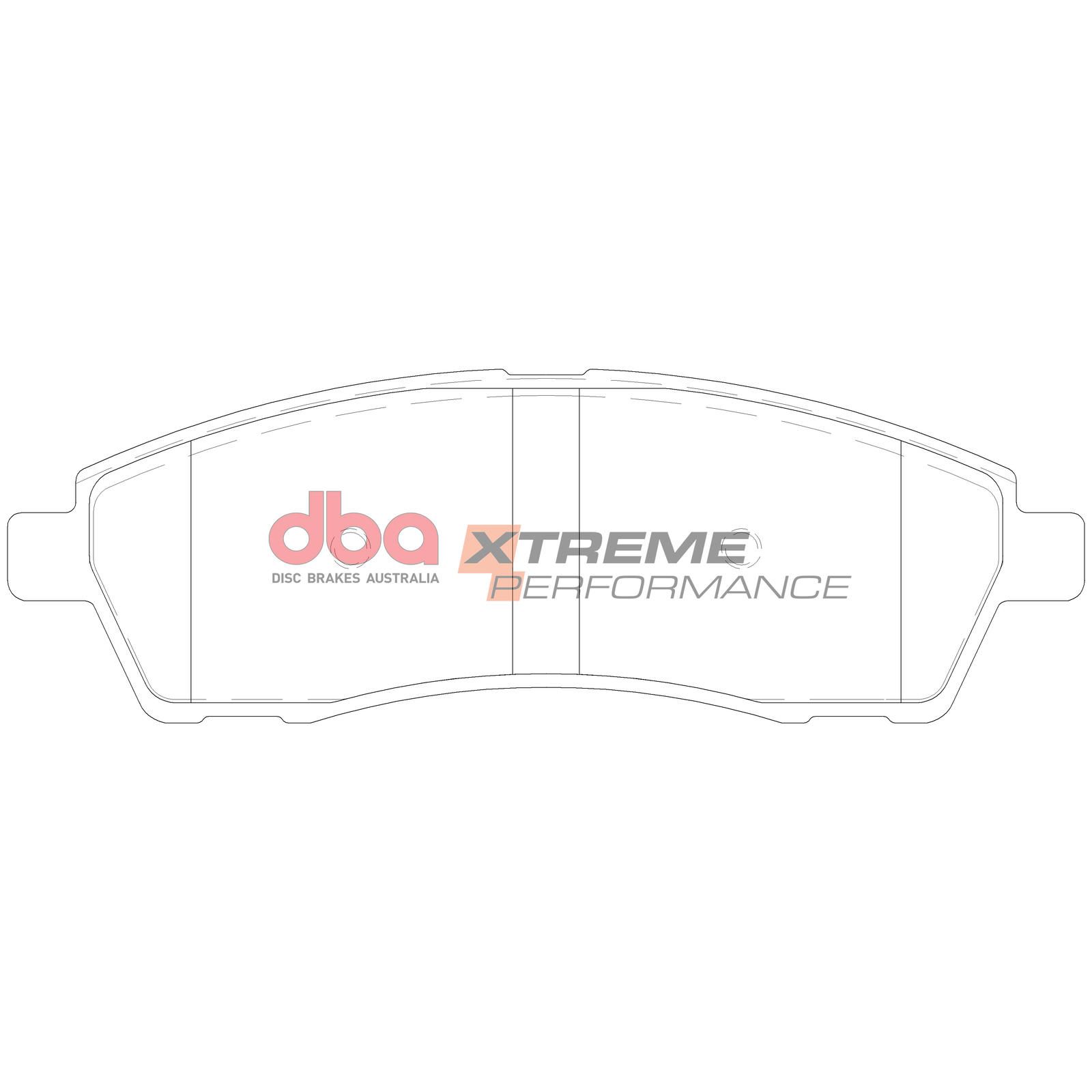 DBA XP XTREME PERFORMANCE BRAKE PADS [ Ford F250/F350 1968 - 2011 R ] - TecDoc Only