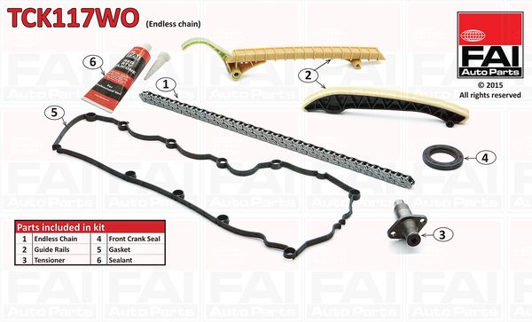 Timing Chain Kit TCK117WO