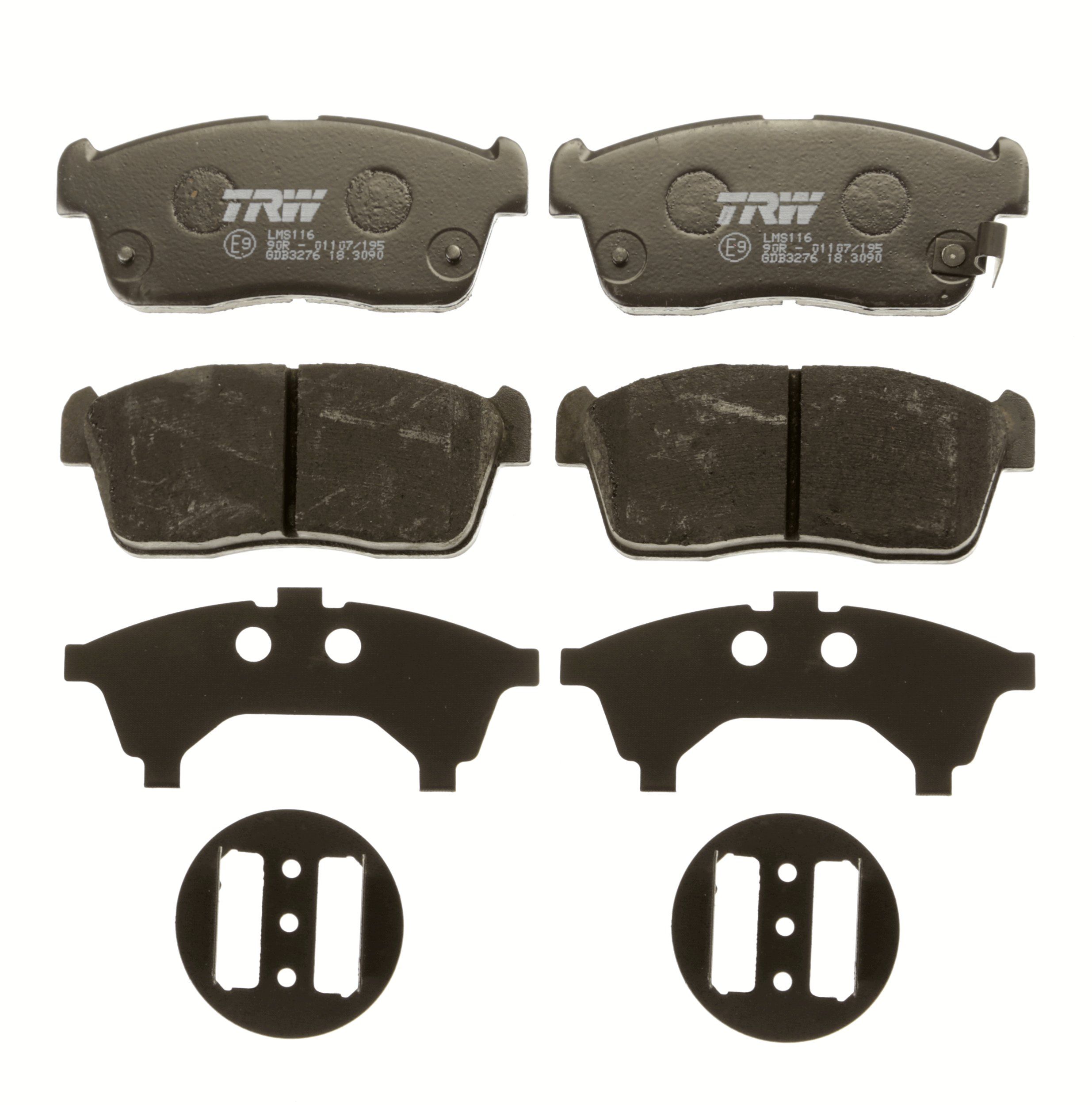 TRW DISC BRAKE PADS - TecDoc 2