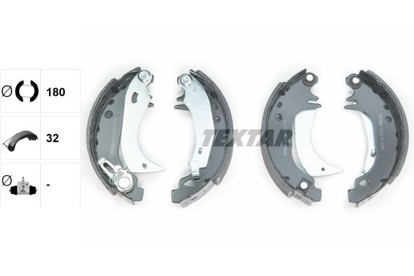 TEXTAR 91038201 - Bremsbackensatz
