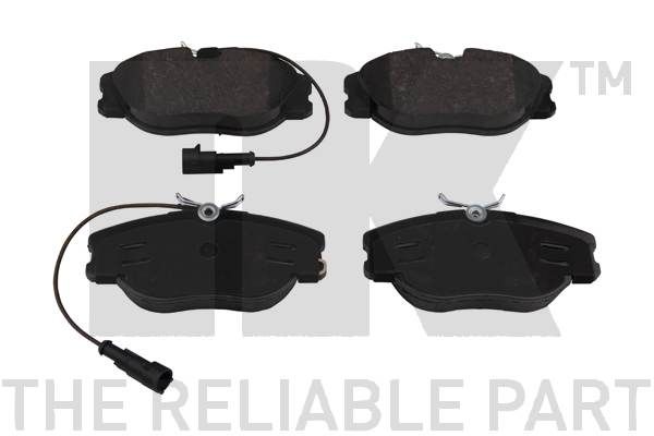 Bremsbelagsatz, Scheibenbremse