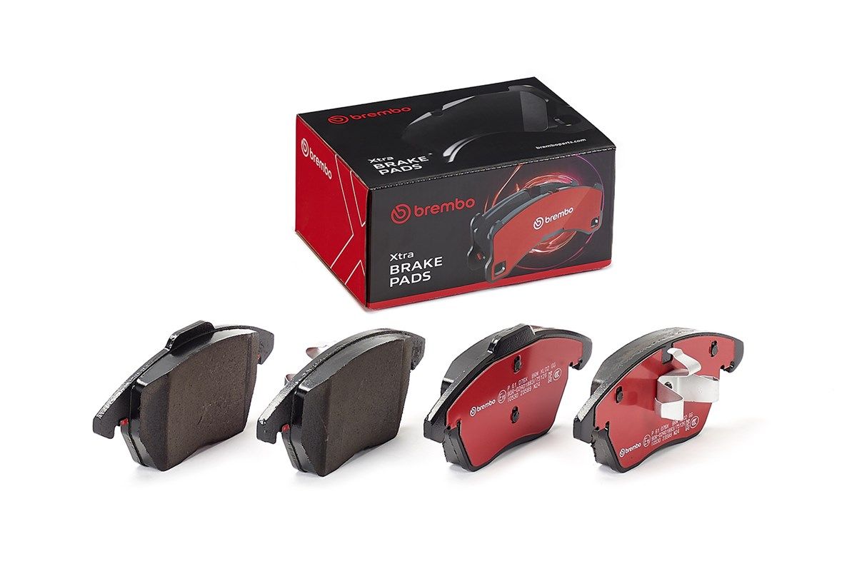 BREMBO P 61 076X - Bremsbelagsatz, Scheibenbremse XTRA LINE