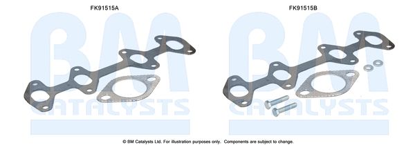 BM CATALYSTS FK91515 - Montagesatz, Katalysator