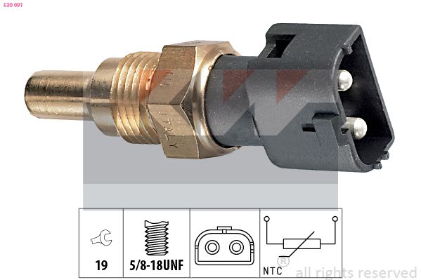 530 091 KW Made in Italy - OE Equivalent érzékelő, hűtőfolyadék-hőmérséklet