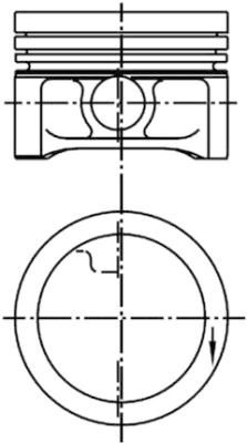 KOLBENSCHMIDT 99455620 Piston