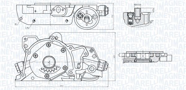 MAGNETI MARELLI 351516000045 - &Ouml;lpumpe