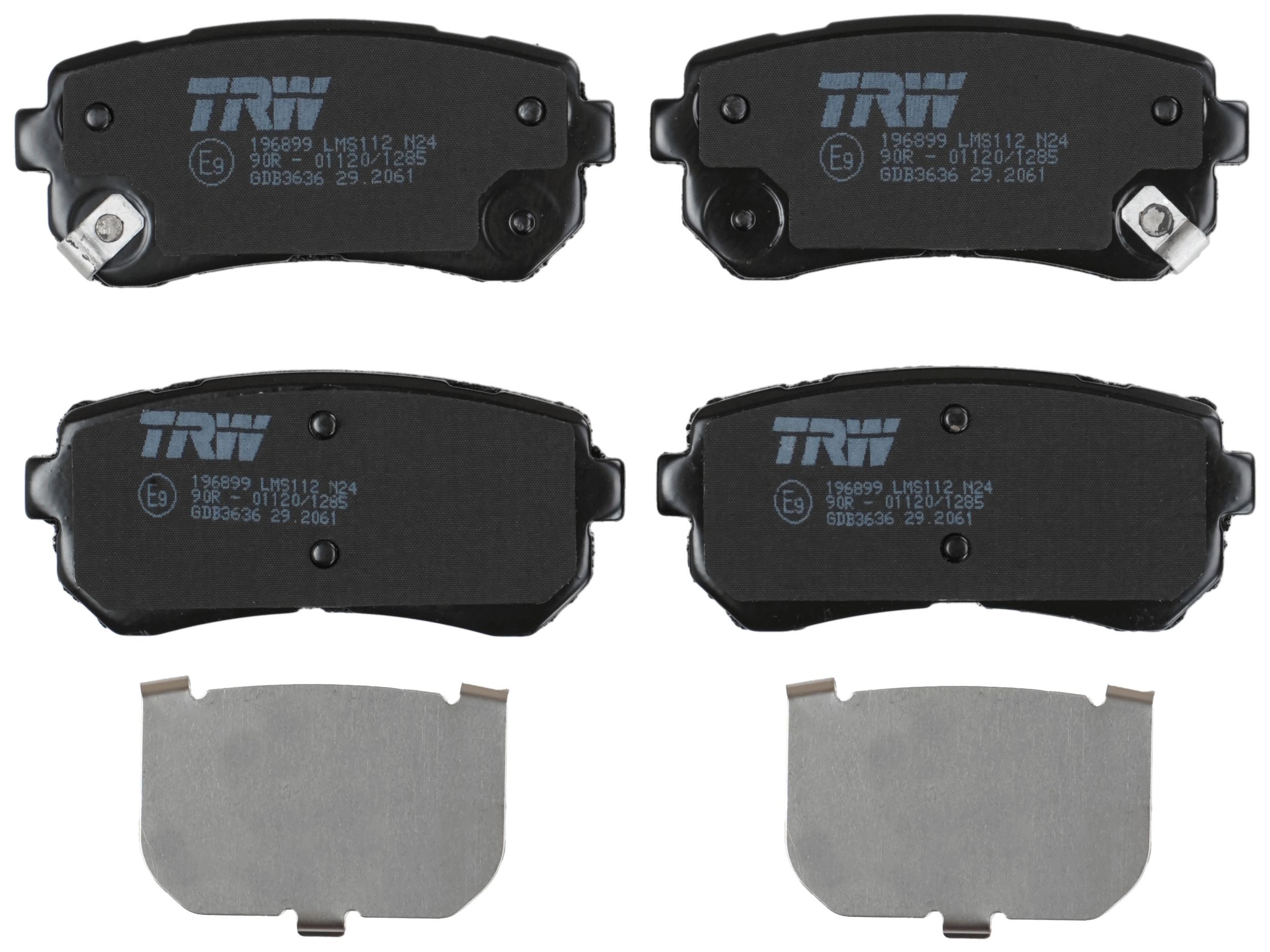 TRW DISC BRAKE PADS - TecDoc 2
