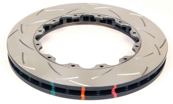 5000 Rotor Cross-drill/slotted - With Replacement NAS Nuts -KP [ HSV 05-06 AP 6 piston caliper F ] Use DBA52018 for 4 piston caliper - TecDoc 2