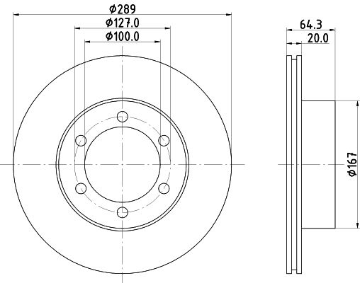 Brake Disc 8DD 355 104-761