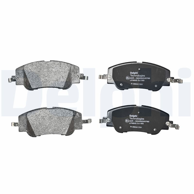 Delphi LP3840 - Bremsbelagsatz, Scheibenbremse