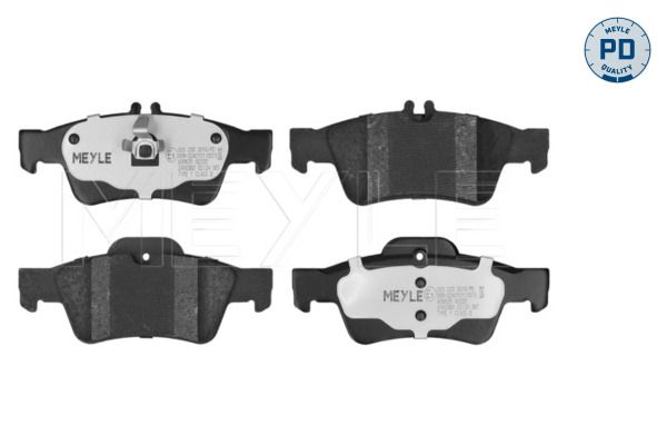 MEYLE 025 233 3516/PD - Bremsbelagsatz, Scheibenbremse PD
