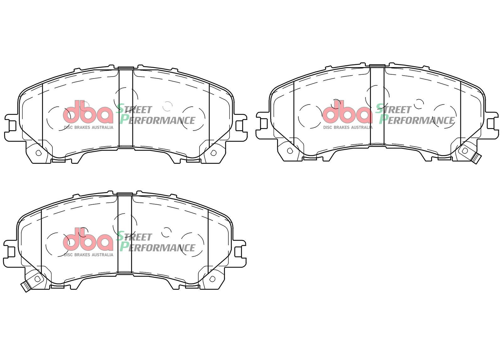 DBA SP PERFORMANCE BRAKE PADS [ Nissan XTrail T32 F ] - TecDoc Only