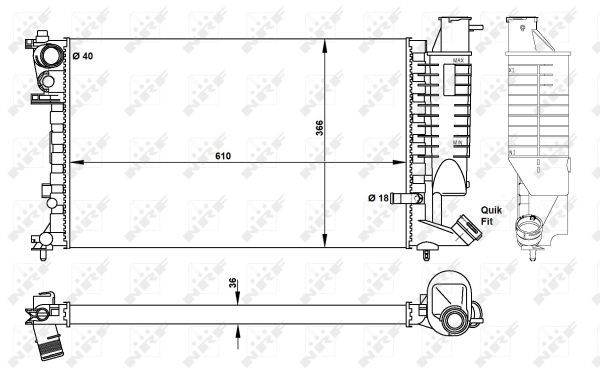 Kühler, Motorkühlung Kühler, Motorkühlung