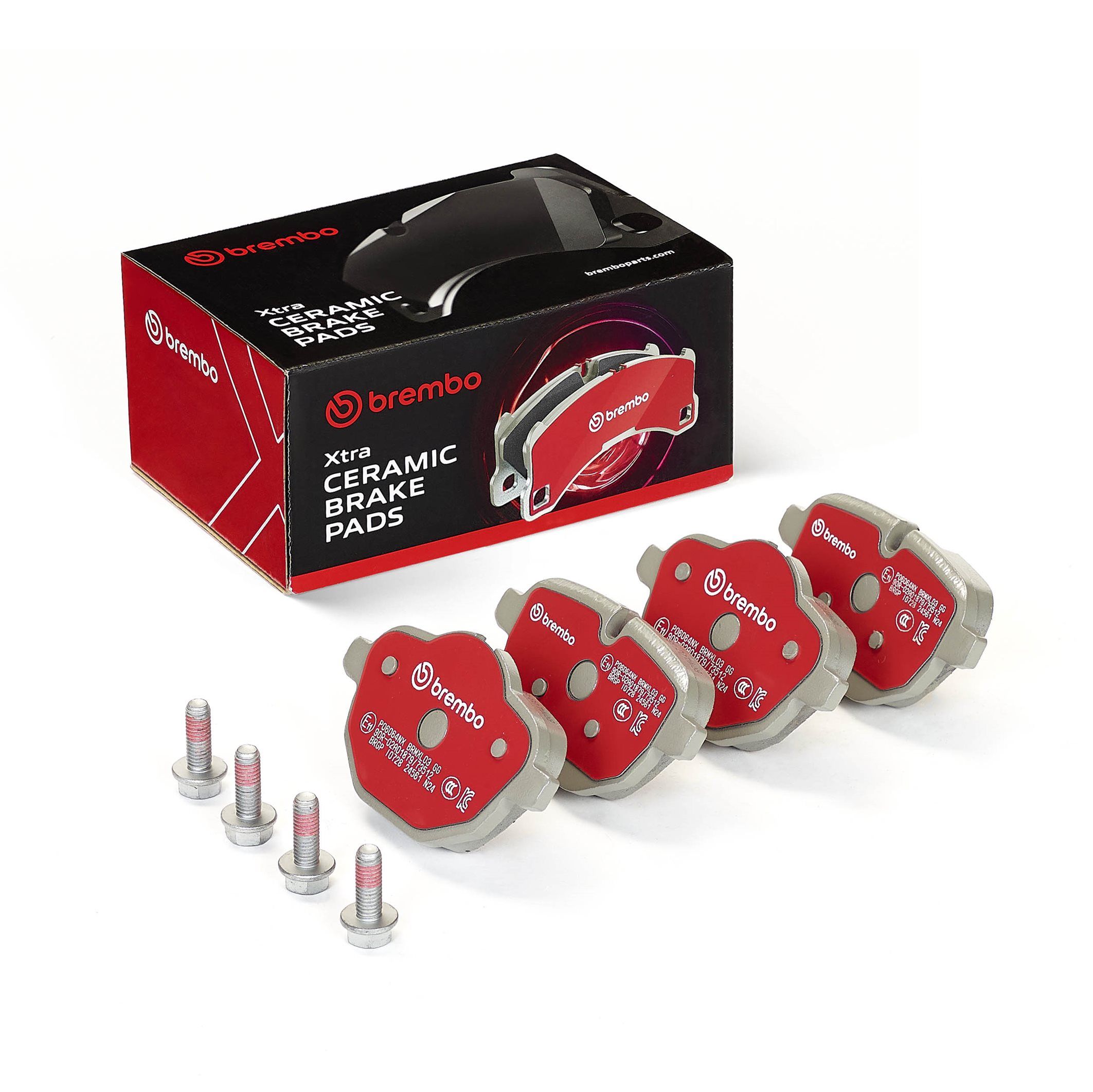 BREMBO P06064NX - Bremsbelagsatz, Scheibenbremse XTRA LINE - Ceramic