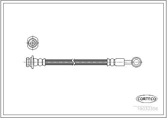 FLEXIBLE DE FREIN NISSAN PATROL  0705