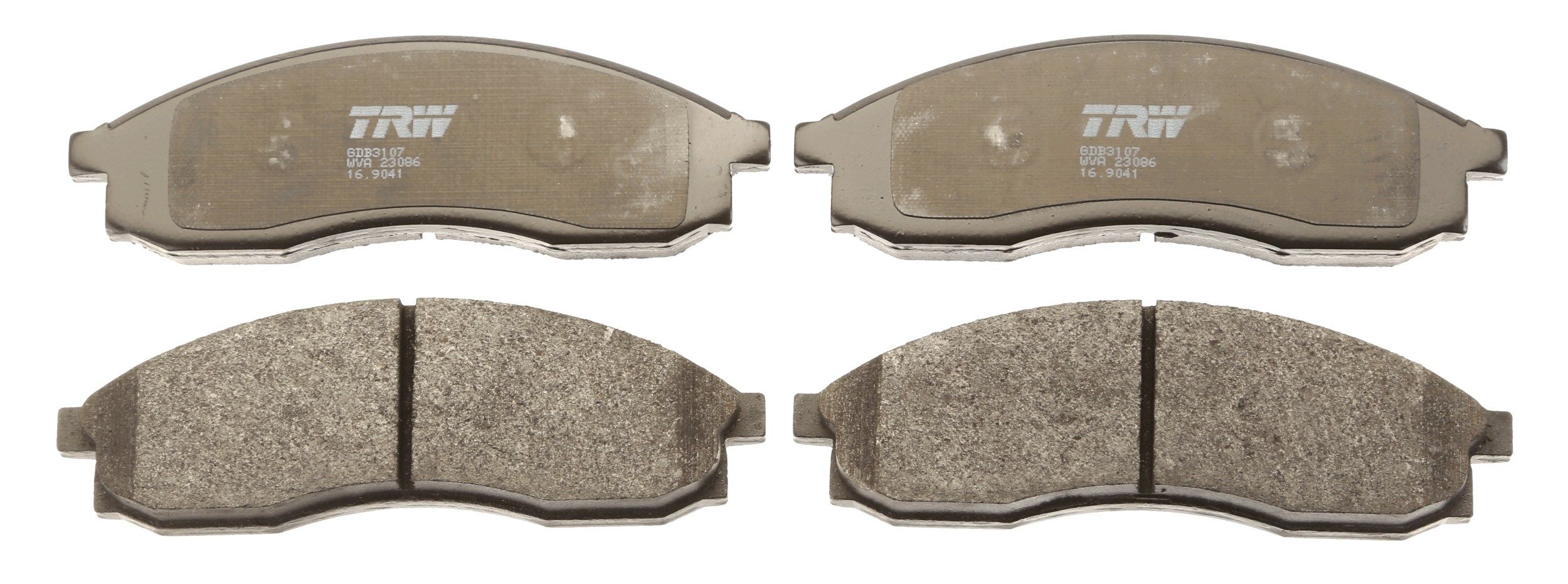 TRW DISC BRAKE PADS - TecDoc 2