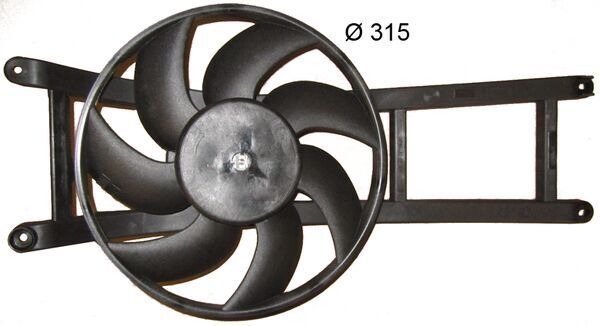 CFF 384 000S MAHLE BEHR ventilátor, motorhűtés