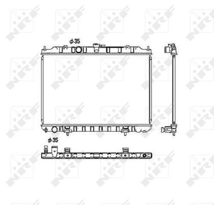 NRF 53452 Radiator, engine cooling