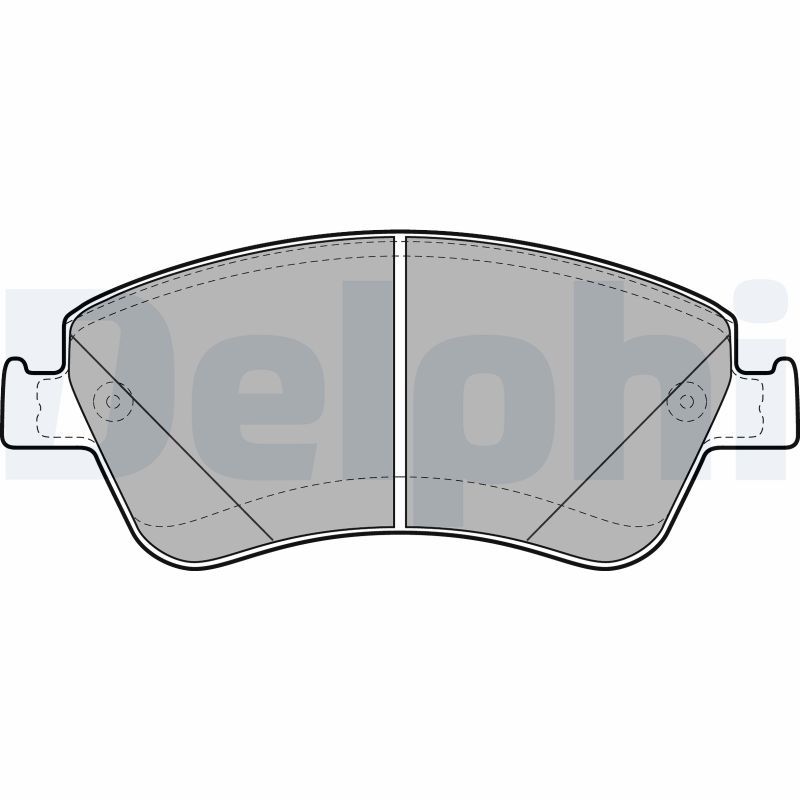 Brake Pad Set, disc brake LP2102