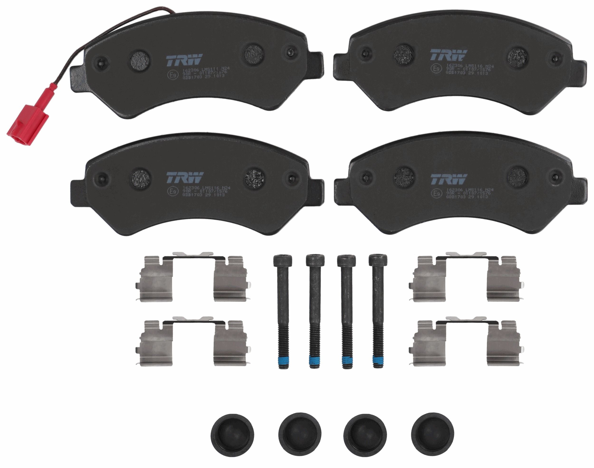 TRW DISC BRAKE PADS - TecDoc 2