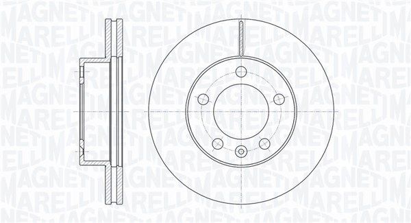 361302040622 MAGNETI MARELLI féktárcsa