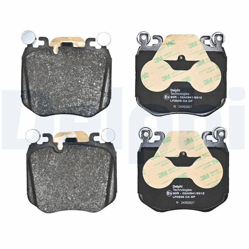 DELPHI LP3926 - Bremsbelagsatz, Scheibenbremse