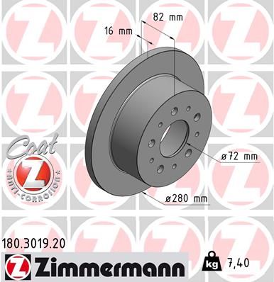 Brake Disc 180.3019.20