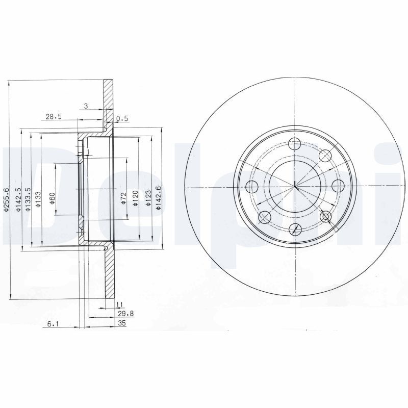 Brake Disc BG3402