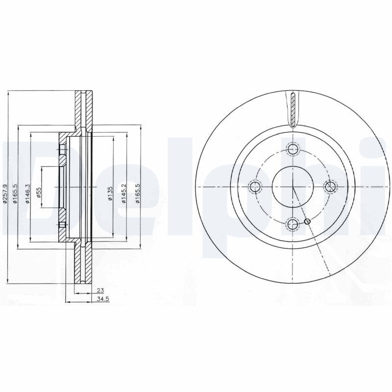 Brake Disc BG4254C