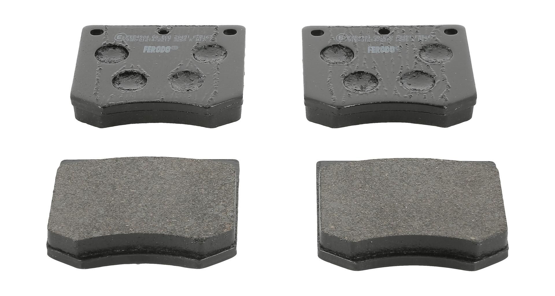 FERODO FDB167 - Bremsbelagsatz, Scheibenbremse PREMIER ECO FRICTION