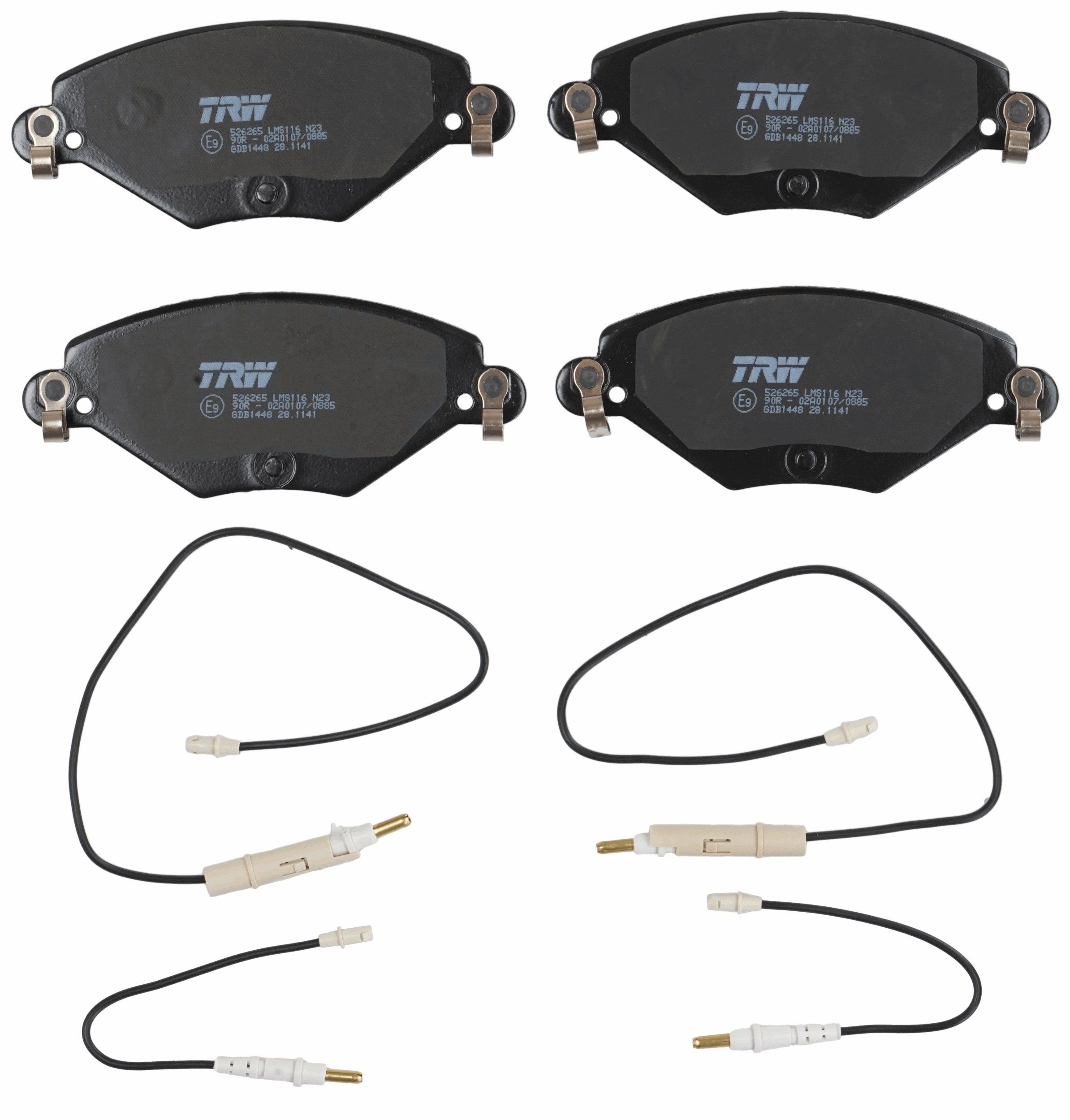 TRW DISC BRAKE PADS - TecDoc 2