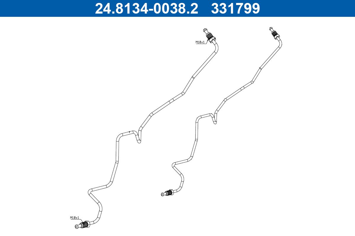 ATE 24.8134-0038.2 Brake Line