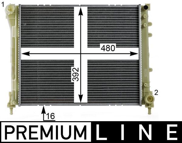 Radiador, refrigeración del motor