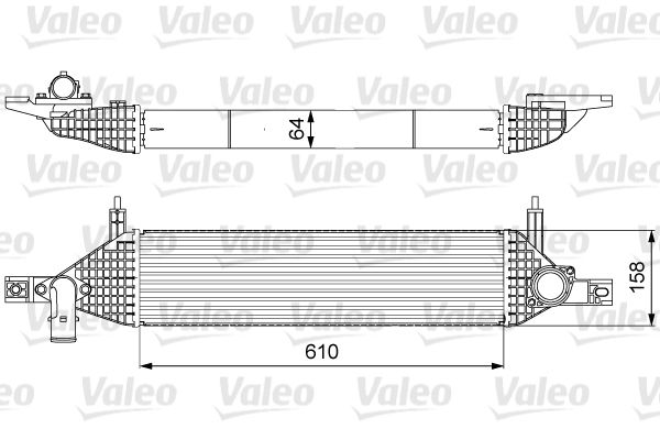 VALEO 818633 Charge Air Cooler
