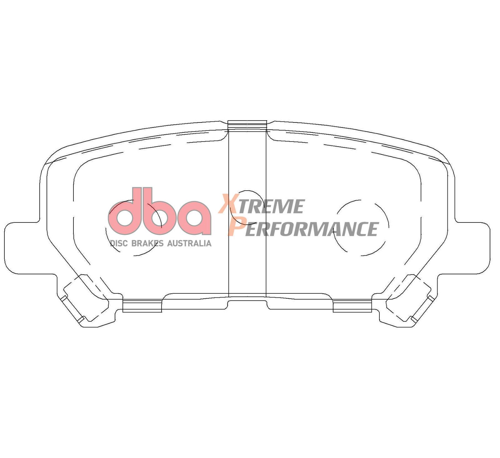 DBA XP PERFORMANCE BRAKE PADS [ Holden Colorado 7 / ISUZU MUX 2012-on R ] - TecDoc Only